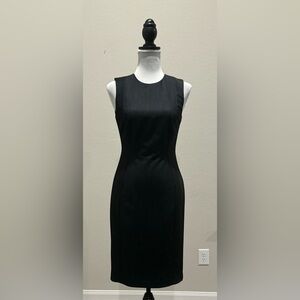 Calvin Klein Denim Look Zip Back Sheath Dress.